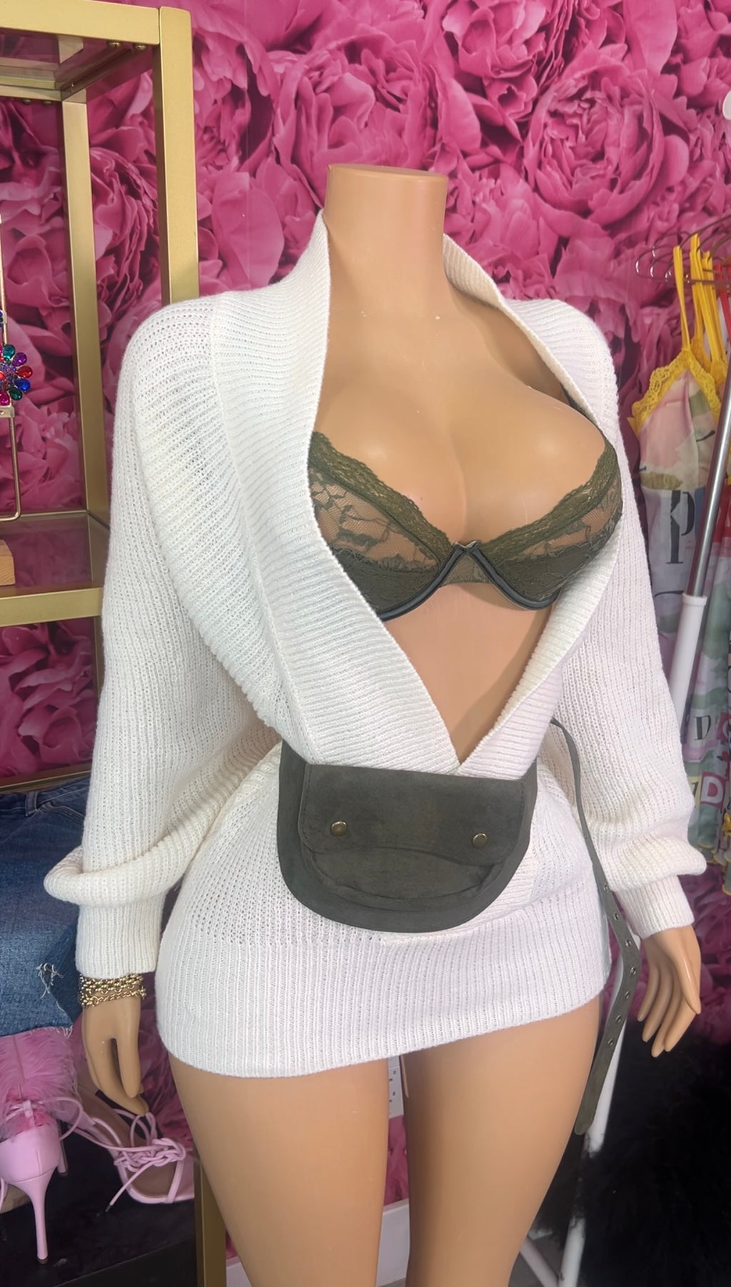 Snow Mini Sweater Dress