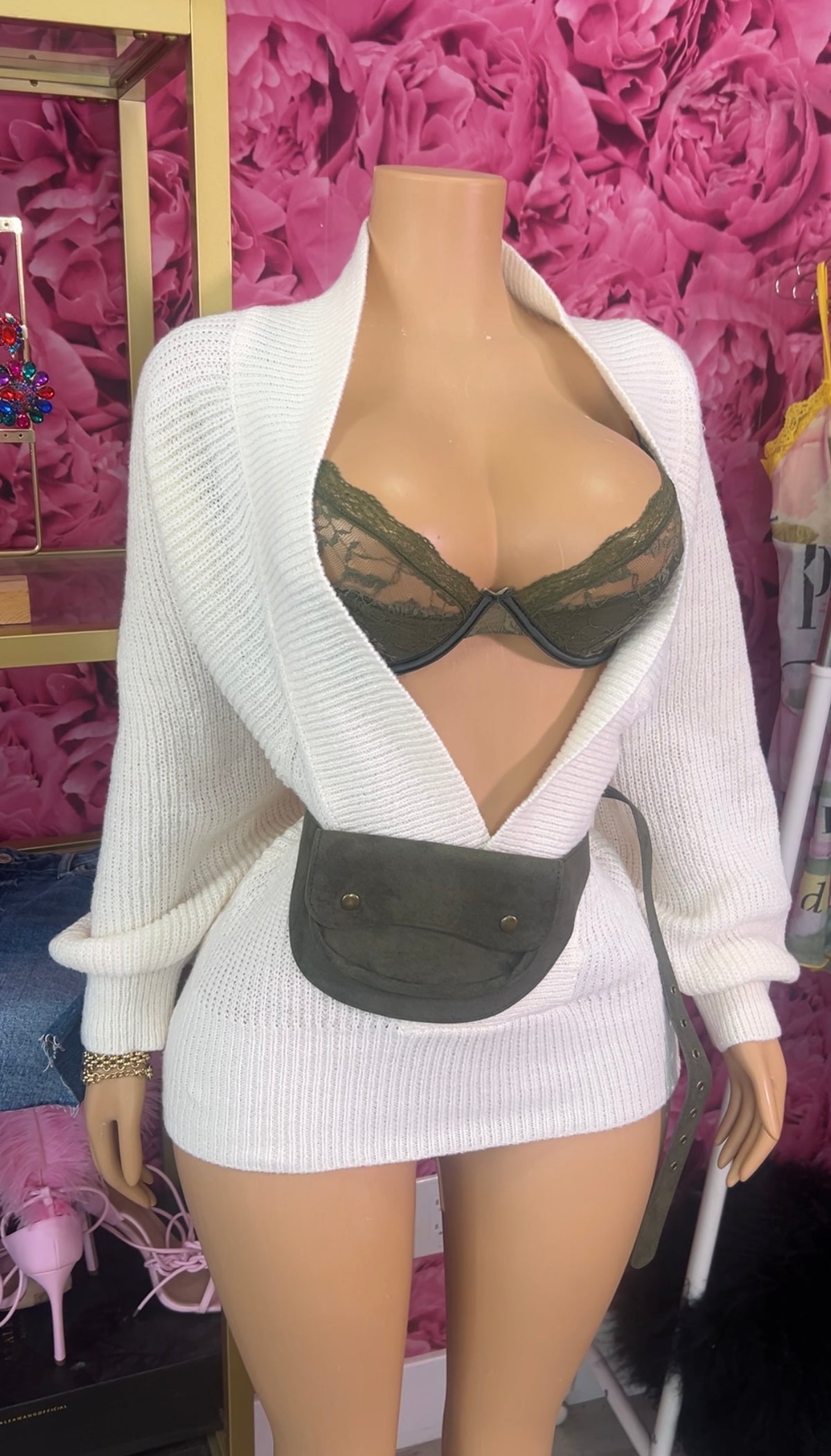 Snow Mini Sweater Dress