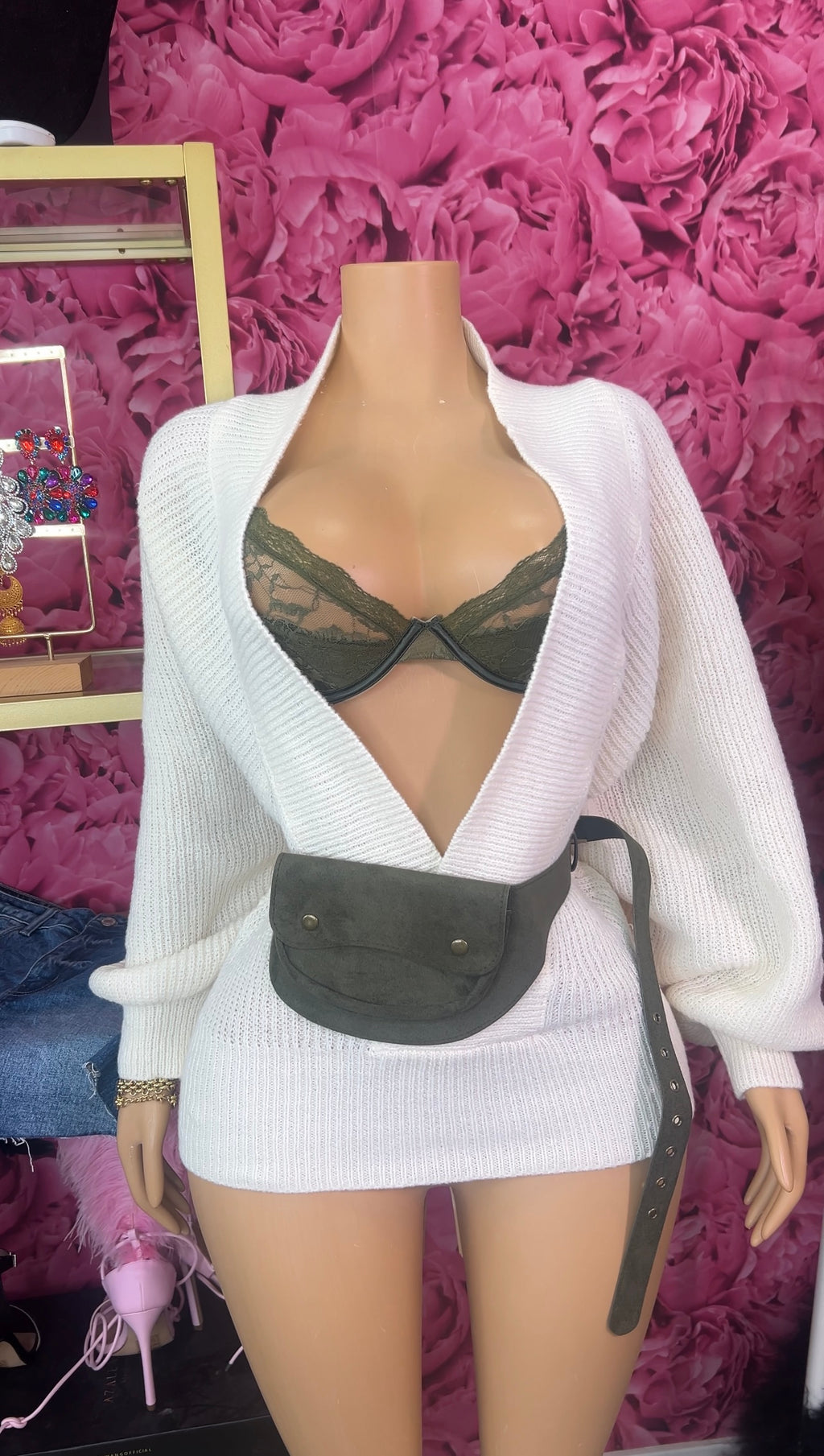 Snow Mini Sweater Dress