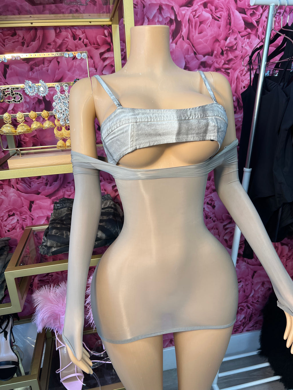 The Skinn Saturn Sculpt Dress