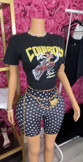 Polka Dot Biker Shorts