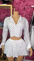 Good Girl Polka Skirt Set